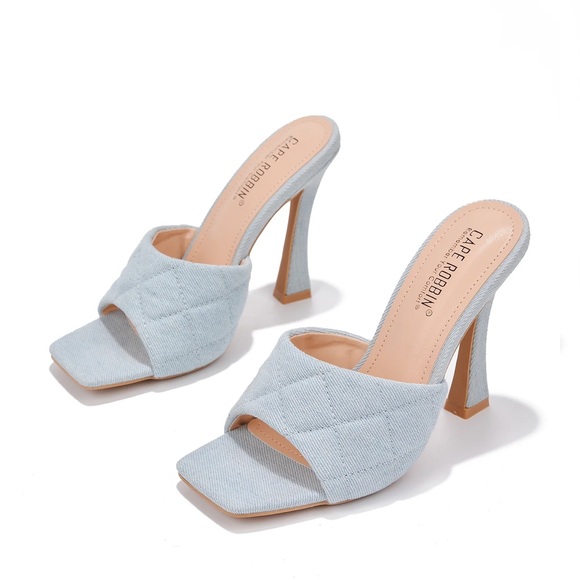 BRENTON HEELS LIGHT BLUE - Picture 2 of 6